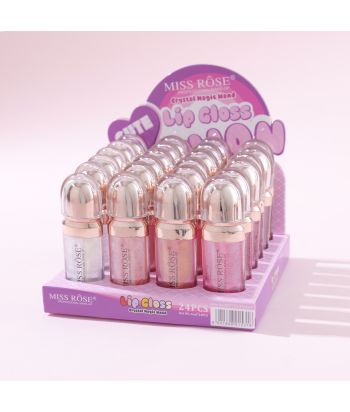 7701-394G24  lip gloss 6color sets, 24 pcs in display boxes