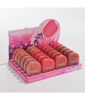 7004-096Z24 6color blusher cream,24pcs in a display box