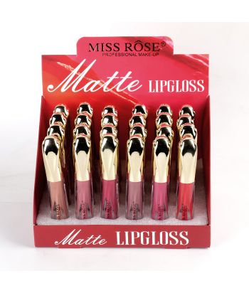 7701-035S24  6 color 24 display boxes Velvet Formula Lip Gloss