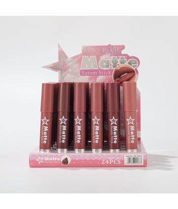 7301-033Z1 Rotating lipstick pen, 6 colors of 24pcs in a display box