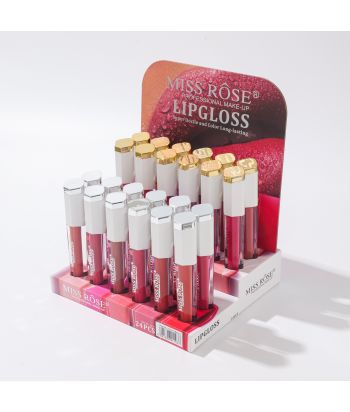 7701-386S24  24 color 24 display boxes matte lipgloss