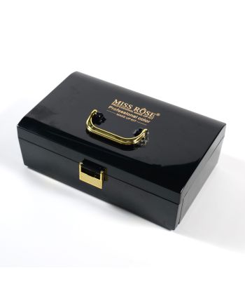 7002-331N Injection black rectangular cosmetic case, South American color,single package