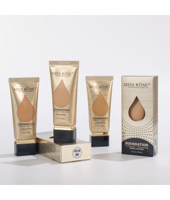 7601-017N 30ML Golden tube liquid Foundation  in a single color box 