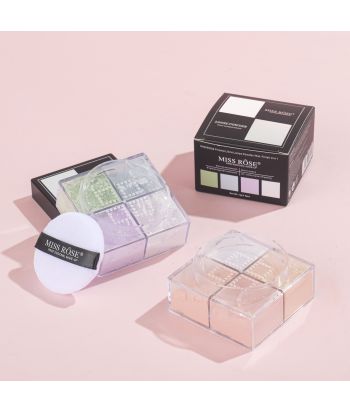 7003-002M 四宫格提亮定妆散粉，单个彩盒包装