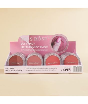 7004-004Z24 6color blusher cream,24pcs in a display box