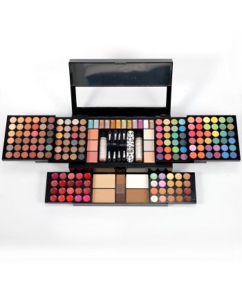 7002-007N  cosmetic case.120 color eye shadow 20 color lipstick 20 color concealer 3 color blush 3 color highlighter 2color contu 2 color powder 3 color eyebrow powder ,single package,