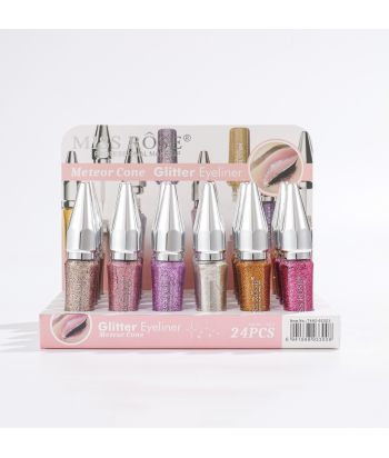 7402-025Z1 ,8colors glitter eyeliner,24pcs in display box