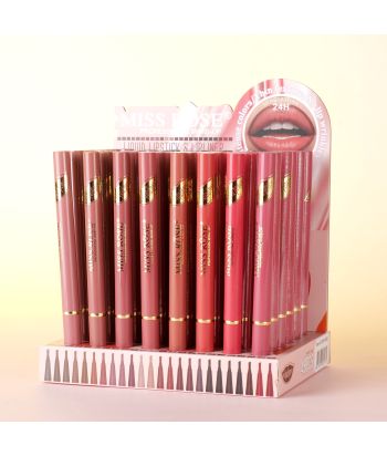 7301-483Z1 8 color liquid lipstick 48pcs in display box