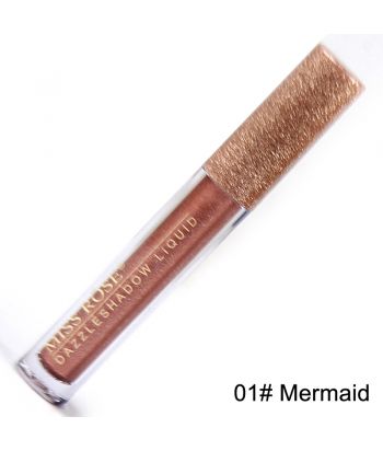 7001-008M1 Transparent tube with a lid of glitter paint, glitter liquid eye shadow of single package M1