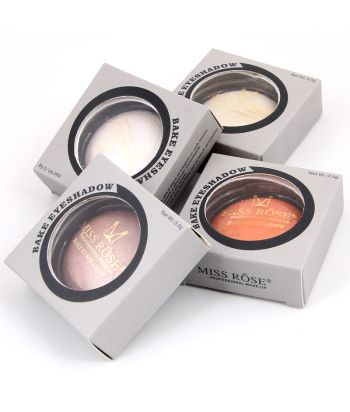 7001-073M25 Black bottom with transparent lid compact, single color baking eyeshadow. COLOR M25