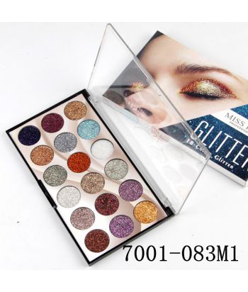 7001-083M1 18-color glitter eyeshadow of single package,M1