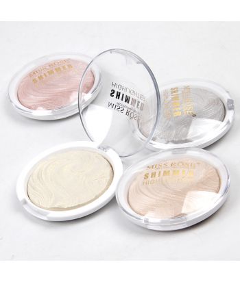 7003-026C24 White bottom with tranparent lid compact, baking powder. 6 sets with 24pcs in a display box