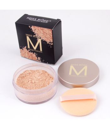 7003-031I1 Cylindrical bottle with matt gold cap with loose powder,single package, color No.1