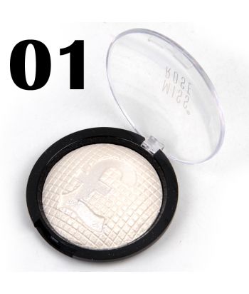 7003-126N01 Black bottom with transparent lid compact.Pounds design highlight powder. single package. color No.1
