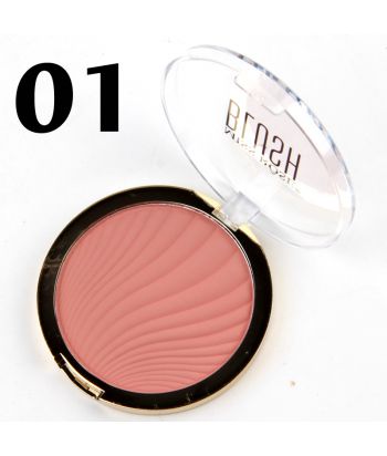 7004-070M1 Gold-plated bottom with transparent lid compact,blusher of single package