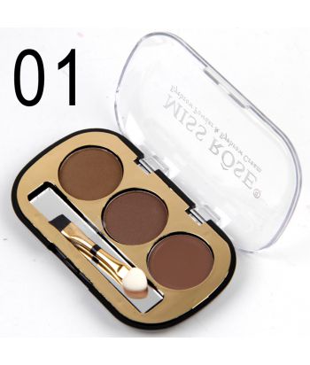 7402-045M1 3-color eyebrow powder + eyebrow cream(stamping cabinet),color No.1