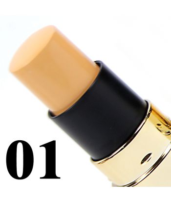 7601-005N1 Black with golden tube,foundation stick of single package,color No.01