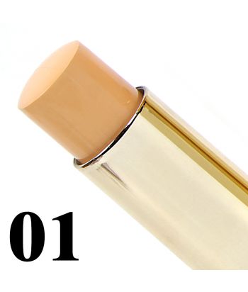 7601-006N1 Plating golden tube with transparent lid, foundation stick of single package,color No.01