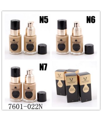 7601-022L1 35ML glass bottle with black cap, liquid foundation of single package,color Light