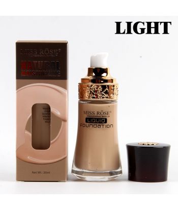 7601-038L1 Transparent glass bottle with coffee cap, liquid foundation of single package,color Light