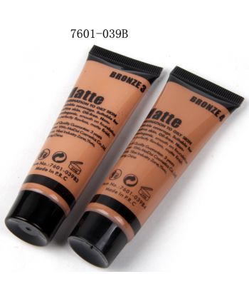 7601-039I6 Transparent tube with black printing liquid foundation of single package,color Ivory6