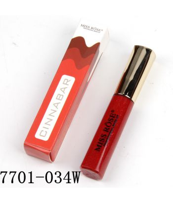 7701-034W Transparent tube with gold plating cap, Indian cinnabar of single package