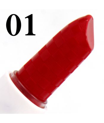 8301-001M1 White hexagonal lipstick tube of single package,color No.1 Beautiful oath