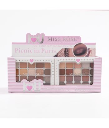 7001-015DN12 20 color eye shadow，2 group color in  display boxes