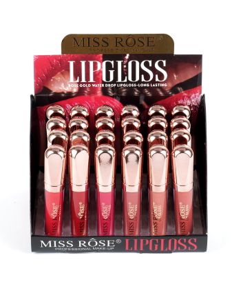 7701-008S24 Matte lip gloss 24 color sets, 24 display boxes