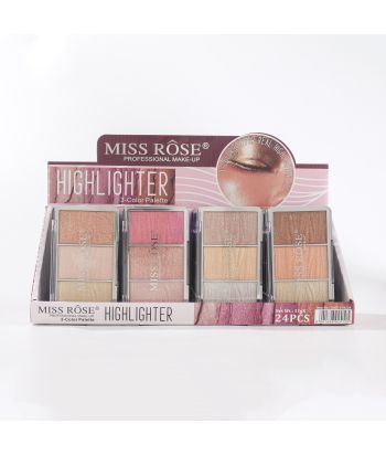 7003-078Z24 3 color highlighter, 4 group color 24 pcs in display box 