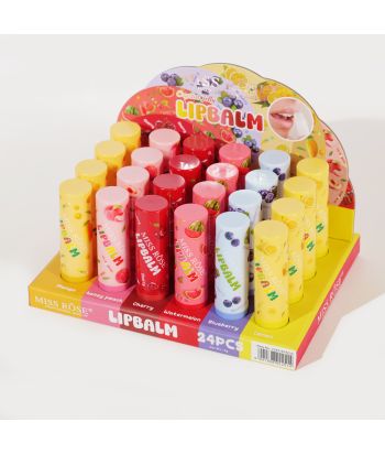 7301-059Z24 six scented lip helper balms 24pcs in display box