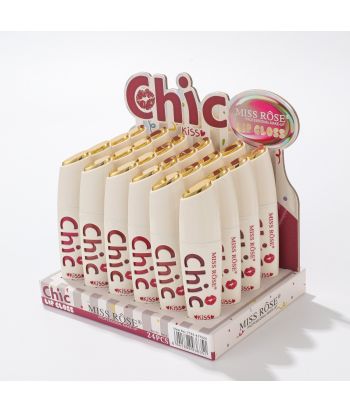 7701-417S24 24color matte lip gloss ,24 pcs in display box