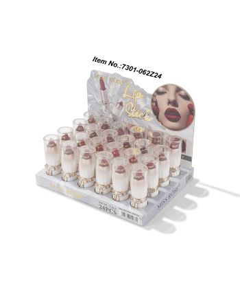7301-062Z 4 group colors matte lipstick ,  24pcs in a display boxes