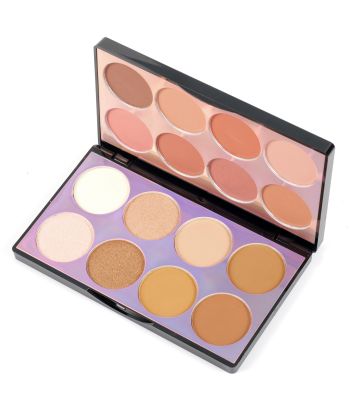 7002-010M make up kit  for 8 color blush 4color contour 4 color highlight