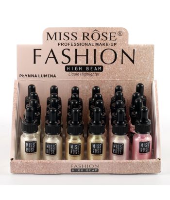 7003-010Y24 10ML dropper essential oil bottle ,  liquid of highlight, 24pcs in a display box