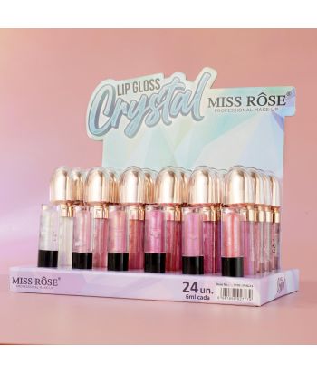 7701-394G24  lip gloss 6color sets, 24 pcs in display boxes