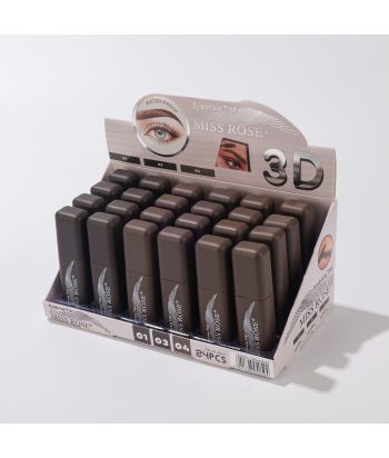 7402-024Z24  3color eyebrow tint , 24pcs in display box