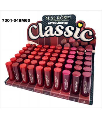 7301-049M60 10 color lipstick 60pcs in display box