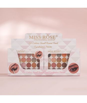 7001-108DN12 24 color eye shadow，2 group color in  display boxes