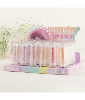 7301-485Z24 6 color lip balms 24pcs in display box