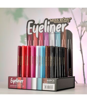 7402-126H48 colorful liquid eyeliner, 48ps in a display box