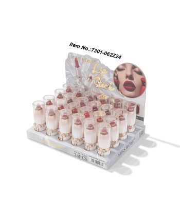 7301-062Z 3 group colors matte lipstick ,  24pcs in a display boxes