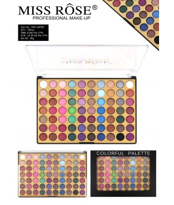 7001-487MT 70 color pearlescent eye shadow palette