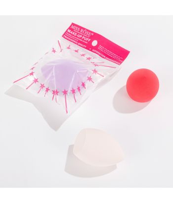 7204-010M   make up puff,single bag package , 40pcs in inner box, 6 color mix ctn