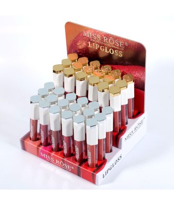 7701-386Z2  12 color 36 display boxes matte lipgloss