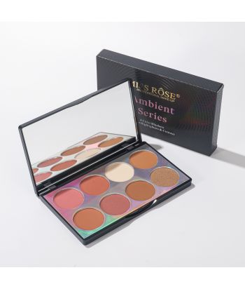C7002-022M make up kit  for 4 color blushers 4 color highlight&contour