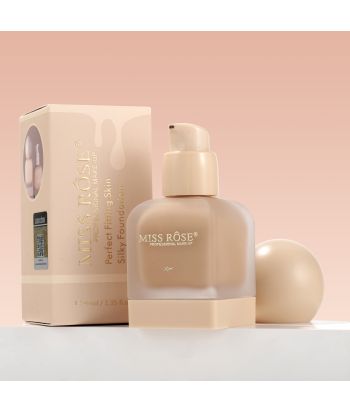 7601-180N 40ML Transparent glass scrub bottle foundation liquid in a single color box 