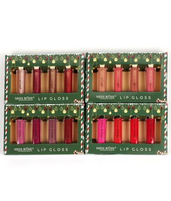 6701-032G  4 color gift color box matte lipgloss
