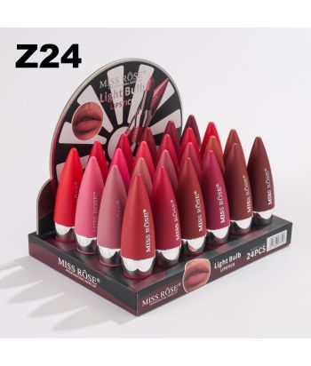 7301-495Z 5 group colors matte lipstick ,  24pcs in a display boxes