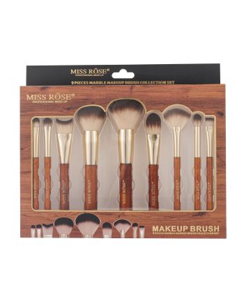 7201-008M 9pieces marble makeup brush set